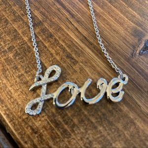 Lia Sophia Secret Admirer Love Silver Necklace